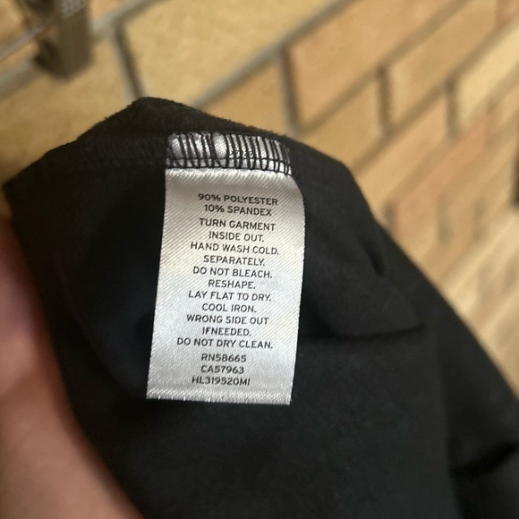 Trouve Faux Leather Leggings Womens Black Pull On Stretch Pants Size Medium - Picture 4 of 4